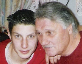 julien avec mon pere ,trop belle photo souvenir
